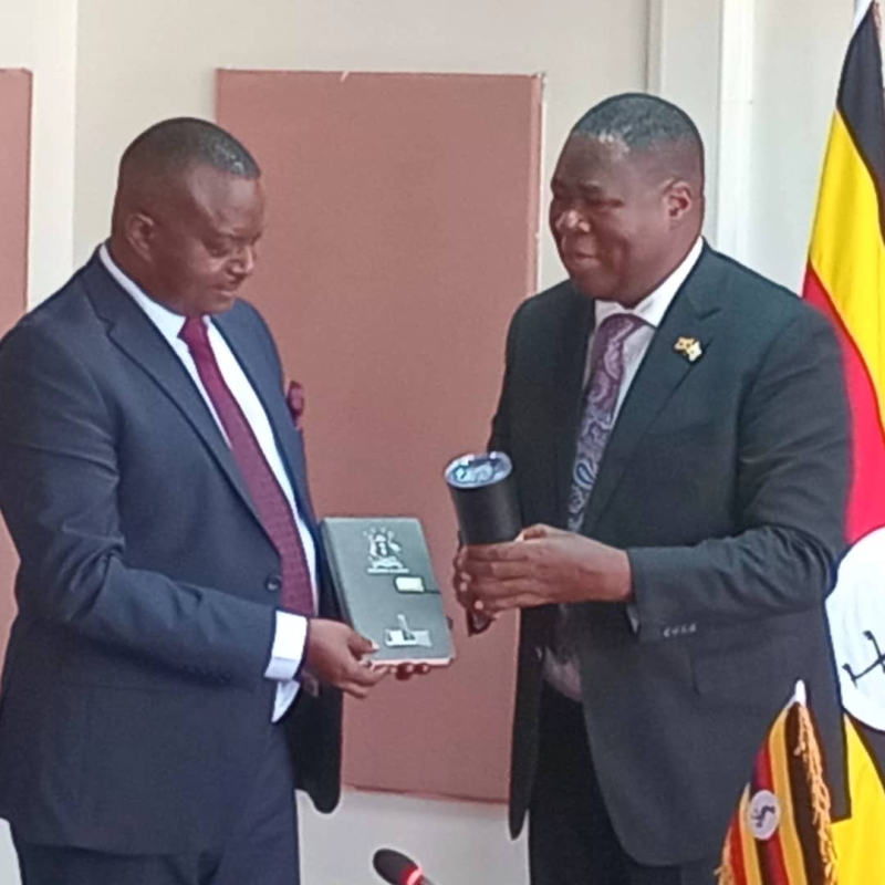 Pastor Bujjingo Pays Courtesy Visit to Speaker Oboth, Pledges Spiritual Support for 12th Parliament